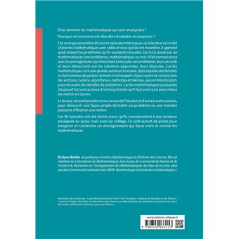 Faire des mathématiques avec l'histoire au lycée