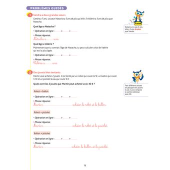 Résolution de problèmes CE1