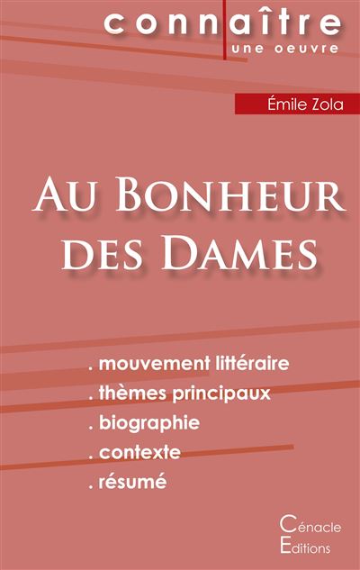 Fiche de lecture Au bonheur des dames