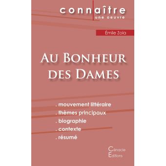 Fiche De Lecture Au Bonheur Des Dames De Emile Zola Analyse Litteraire De Reference Et Resume Complet Analyse Litteraire De Reference Et Resume Complet Broche Emile Zola Achat Livre Fnac