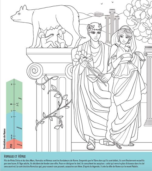 Livre de coloriage pour les enfants de plus de 7 ans (Rome antique): Ce  livre dispose de 40 pages à colorier sans stress pour réduire la  frustration e (Paperback)