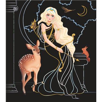 Ma pochette Rome Antique - Cartes à gratter et à colorier