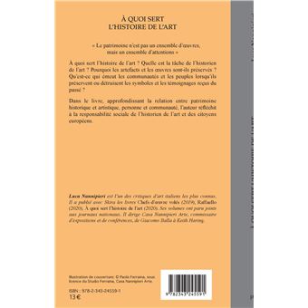 À quoi sert l'histoire de l'art