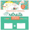 Organiseur mensuel Le Calendrier 2026 pour profiter de sa retraite