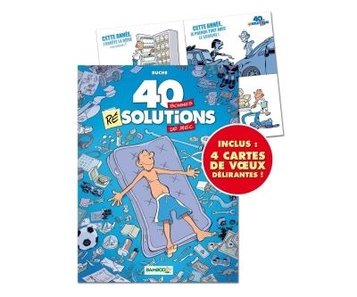 40 bonnes résolutions de mec T1 + Cartes Voeux