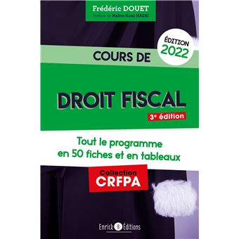 Cours de droit fiscal 2022