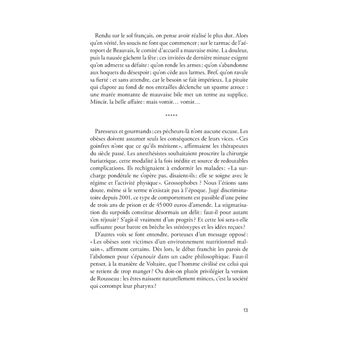 La société du surpoids