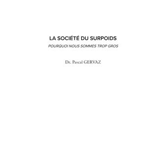 La société du surpoids