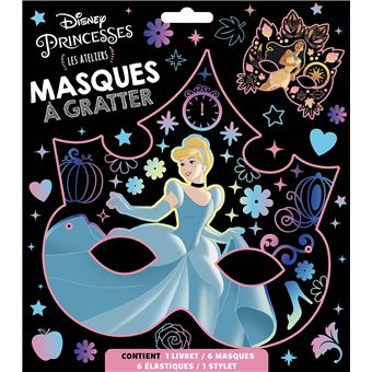 DISNEY PRINCESSES - Les Ateliers Disney - Masques à gratter