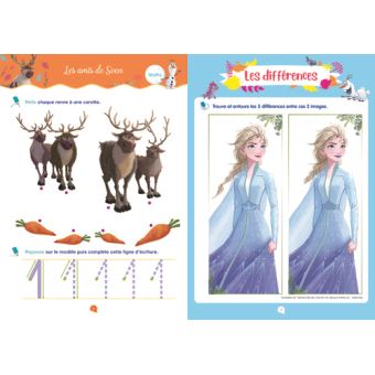 Disney - Reine des Neiges - De la Petite à la Moyenne Section - Cahier de vacances 2023
