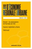 Revue d'économie régionale et urbaine Nº1/2022 Varia