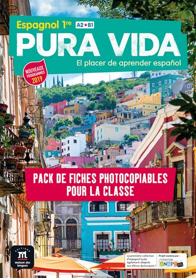 Pura Vida 1re - Pack de fiches -  Collectif - Boîte ou accessoire