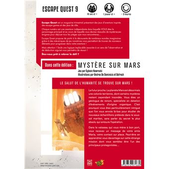 Escape Quest 9 Mystère sur Mars