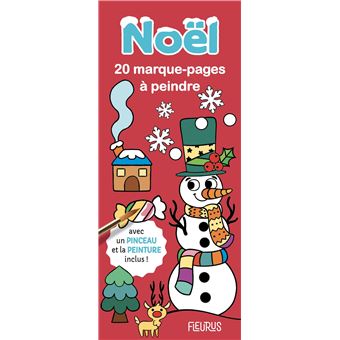 Marque-pages à peindre - Noël