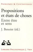 Propositions et états de chose