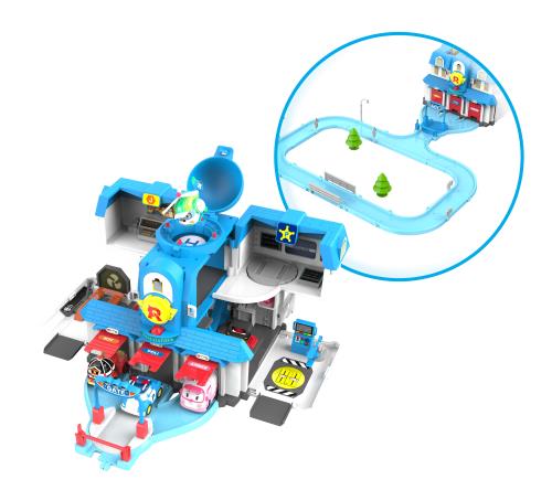 Robocar Poli Quartier General a fonction Mod le r duit Achat