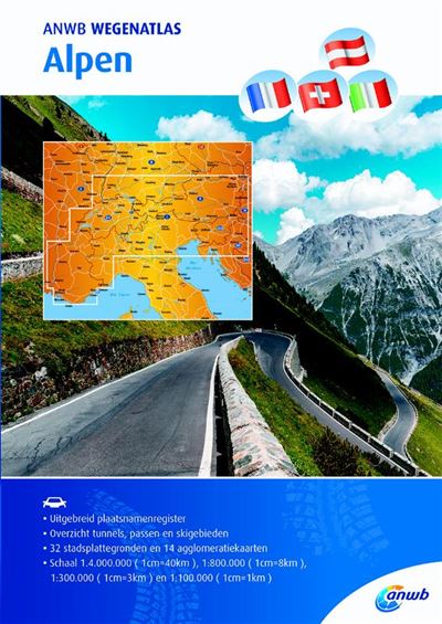 ANWB Wegenatlas Alpen