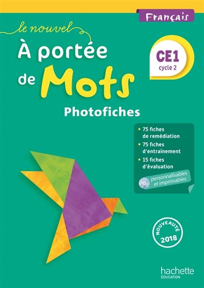 Le nouvel A portée de mots Français CE1 Cycle 2