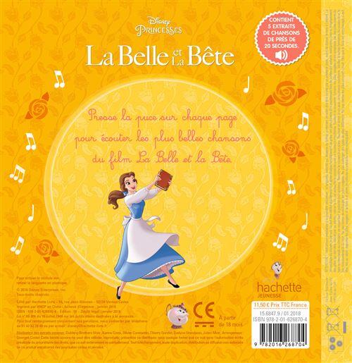 La Belle et la Bête : l'album du film - Disney - Disney Hachette - Grand  format - Cajelice PERPIGNAN