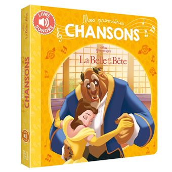 La Belle Et La Bete La Belle Et La Bete Mes Premieres Chansons Disney Princesses Collectif Cartonne Achat Livre Fnac