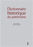 Dictionnaire historique du patrimoine