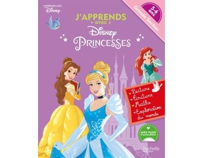 Cahier d'exercices princesses, maternelle grande section
