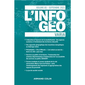 L'information géographique - n°3/2021 Varia