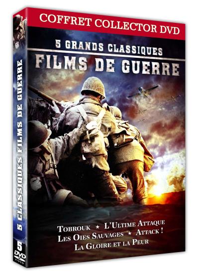 L'ultime attaque - Les oies sauvages - La gloire et la peur - Attack - Tobrouk - Coffret