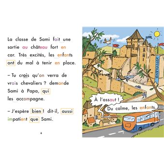 Sami et Julie - Spécial DYS (dyslexie) La visite du château fort