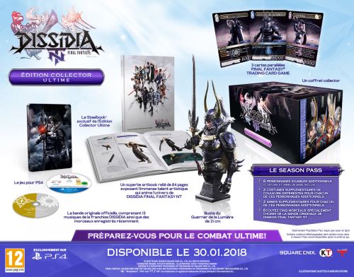Pochette avant du jeu Dissidia Final Fantasy NT Edition Collector Ultime PS4