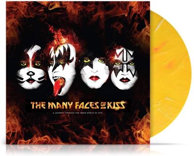 The Many Faces Of Kiss Vinyle coloré