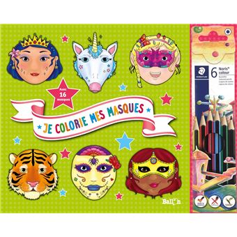 Je colorie mes masques (filles)