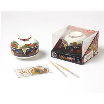 Coffret - Le bol ramen anime feu du dragon