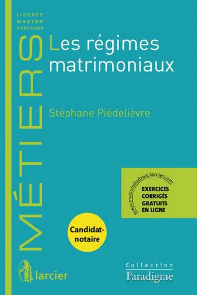 Les régimes matrimoniaux