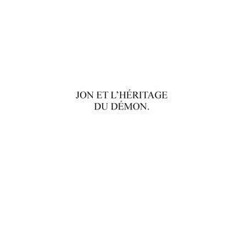 Jon et l'héritage du démon