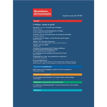 L'Afrique. Atouts et périls