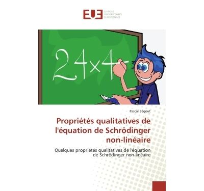 Propriétés qualitatives de l'équation de Schrödinger non-linéaire