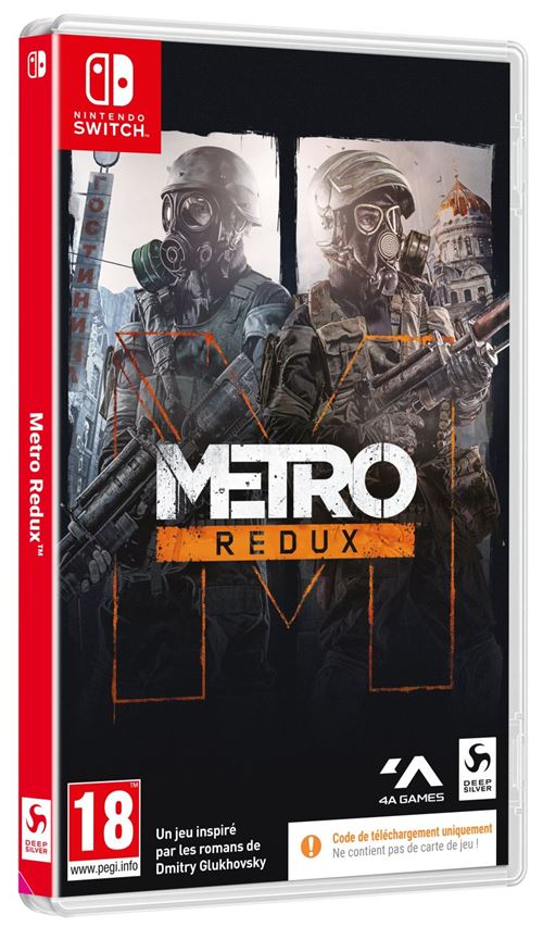 Metro Redux Code in a box Nintendo Switch