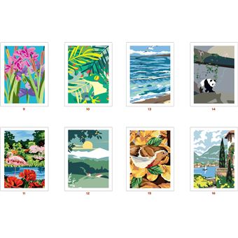 Coloriages mystères - Nature sauvage