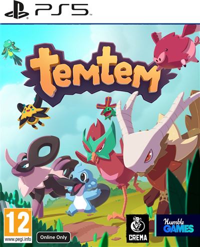 Pochette avant du jeu TemTem PS5
