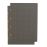 CAHIER CIRCULO GRIS SUR ORANGE A5 NON-LIGNE