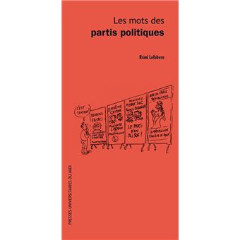 Les mots des partis politiques