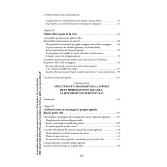 Les petites villes et le monde agricole