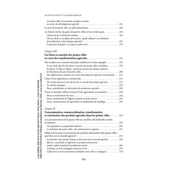 Les petites villes et le monde agricole