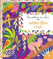 Tableaux sables fluo jungle - boîte avec accessoires