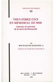 TH n°80 - Vous ferez ceci en mémorial de moi - Annonce et souvenir de la mort du Ressuscité