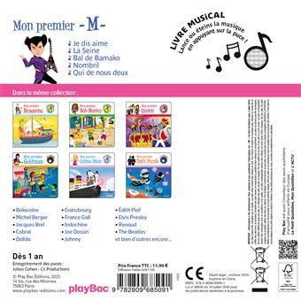 Livre musical - Mon premier -M-