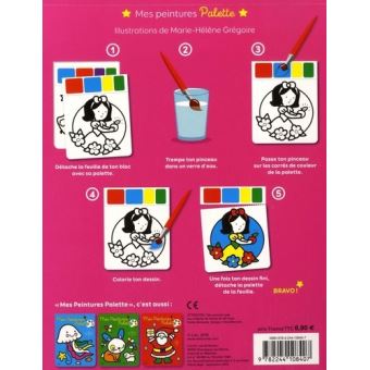 Mes peintures palette Les princesses