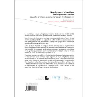 Numérique et didactique des langues et cultures