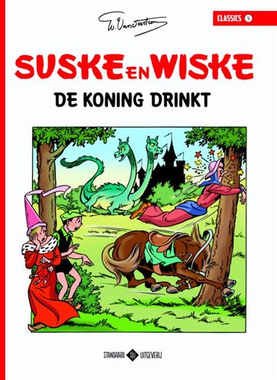 De koning drinkt